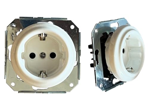 Weiße Porzellanlampenfassung 16 A, 250 V, rahmenlos. Ideal... - Maison & Cuisine Amazon Allemagne à 11.44€