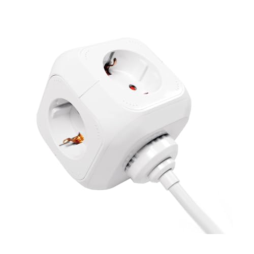 Ladestation mit 4 Steckdosen und 2 USB 2,4 A, 1,4 m Kabel... - Tech & Electronics Amazon Germany à 15.24€