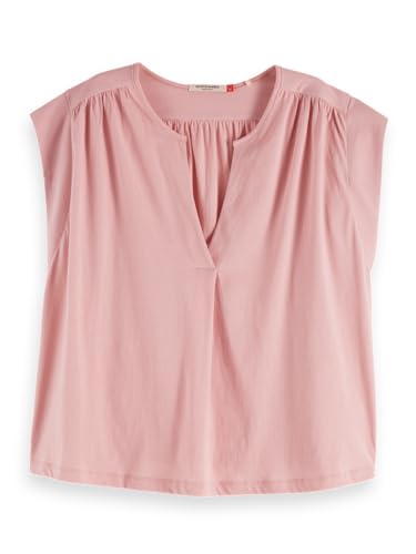 Scotch & Soda Camiseta drapeada con Cuello en V, Lila... - Erreur de prix -76% à 8.71€