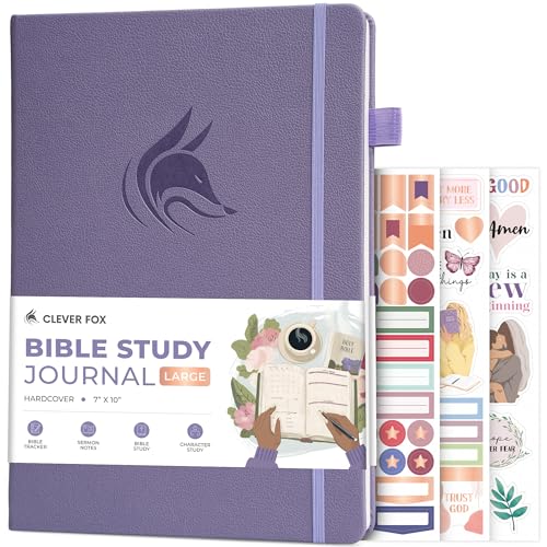 Clever Fox Bibelstudium-Tagebuch, groß, Kirchennotizen... - Fournitures Bureau Amazon Allemagne à 28.14€