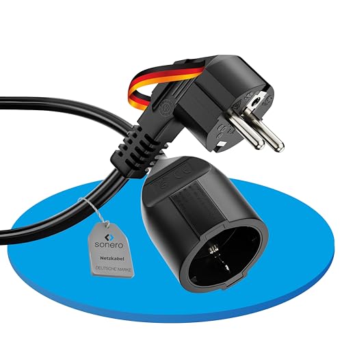 sonero Verlängerungskabel Stromkabel Verlängerung, 2,0m... - Sports & Fitness Amazon Allemagne à 8.47€