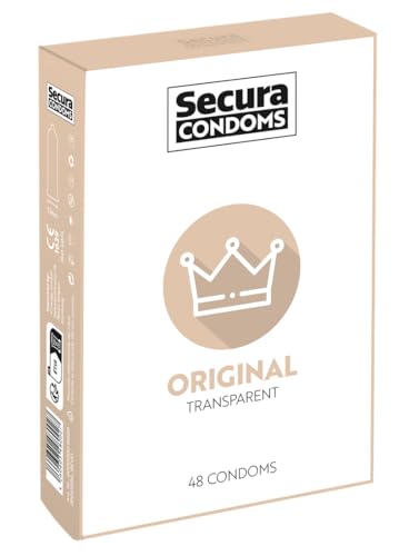 Secura Original 48Pcs Box Condoms Transparent 18 cm - Tech & Electronics Amazon UK à 3.23€