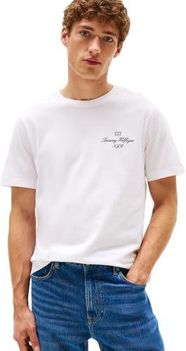 Tommy Hilfiger Camiseta de Manga Corta Hombre Outline... - Mode & Vêtements Amazon Espagne à 14.88€