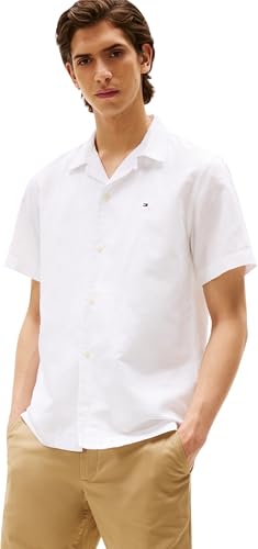 Tommy Hilfiger Uomo Camicia Linen Blend Maniche Corte... - Bon plan à 43.49€