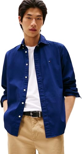 Tommy Hilfiger Camisa Hombre Flex Poplin Solid Regular Fit... - Amazon Espagne à 39.61€