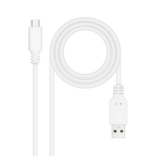 Nanocable Cable USB 2.0 3A USB-C-M/M 1M Blanco - High-Tech & Électronique Amazon Espagne à 2.86€