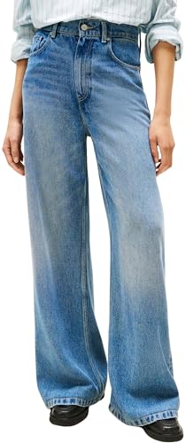Tommy Hilfiger Vaqueros Mujer Lana Wide Leg talle alto... - Amazon Espagne à 54.31€