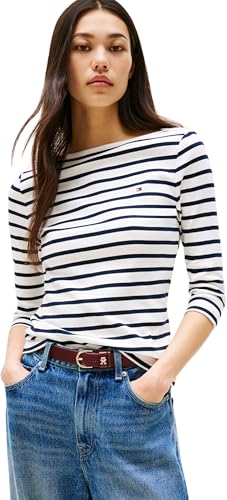 Tommy Hilfiger Camiseta de Manga Larga Mujer New Cody Slim... - Mode & Vêtements en promo à 29.00€