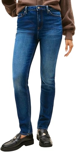 Tommy Hilfiger Vaqueros Mujer New Doreen Slim Talle Medio... - Bon plan à 34.63€