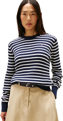 Tommy Hilfiger Jersey Mujer Cable Fine con Punto Trenzado... - High-Tech & Électronique Amazon Espagne à 71.95€
