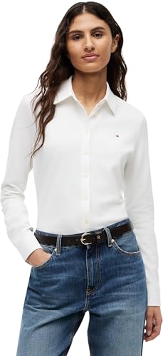 Tommy Hilfiger Camisa Mujer 1985 Slim con Cuello francés... - Mode & Vêtements en promo à 49.95€