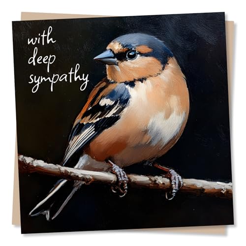 Elegant Sympathy Card - With Deep Sympathy - Birds, Nature... - Auto & Moto Amazon Royaume-Uni à 1.99€