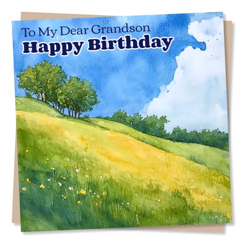 Happy Birthday Card For A Special Grandson - To My Dear... - Auto & Moto Amazon Royaume-Uni à 1.99€