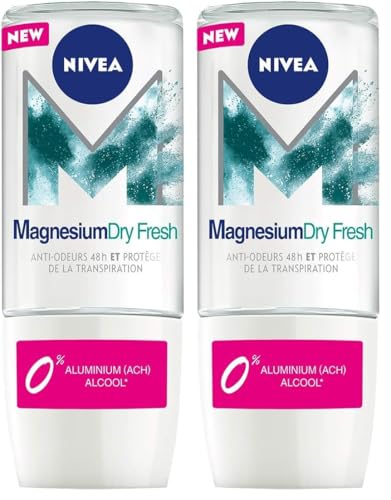 NIVEA MAGNESIUM DRY FRESH Déodorant Bille Femme (1x50ml)... - Nouvelle promo Amazon à 4.58€