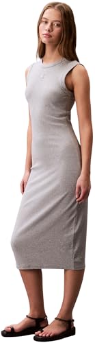 Calvin Klein Donna Abito Attillato Contour Midi a Costine... - Mode & Vêtements Amazon Italie à 18.85€