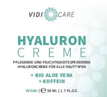 Vidicare Crème hyaluronique anti-âge 50 ml – Avec acide... - Beauté & Parfums Amazon France à 8.08€