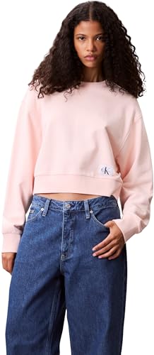 Calvin Klein Sudadera Mujer Badge Logo Cropped, Rosa (Cloud... - DIY & Tools Amazon Spain à 34.19€