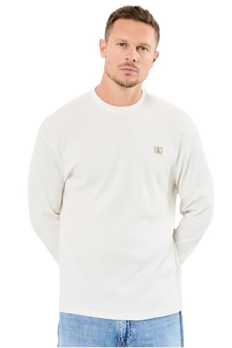 Calvin Klein Camiseta de Manga Larga Hombre Waffle Badge... - Amazon Espagne à 23.72€