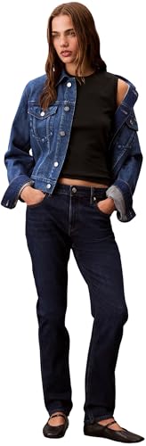 Calvin Klein Vaqueros Mujer Slim Blue Orbit Talle Medio... - Amazon Espagne à 18.77€