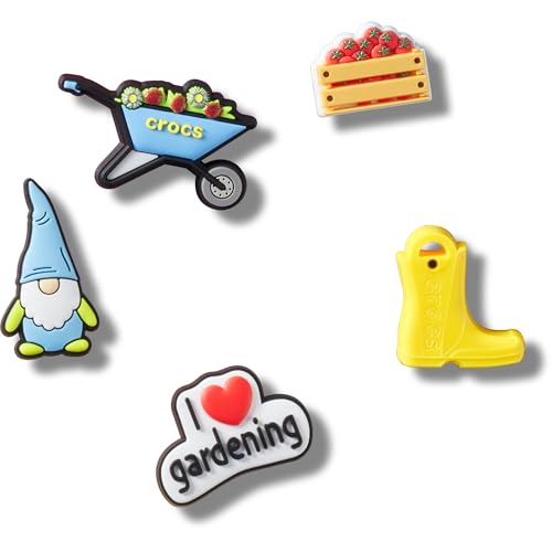 Crocs Jibbitz Charms, Garden Party 5 Pack - Jardin & Extérieur Amazon Royaume-Uni à 6.20€