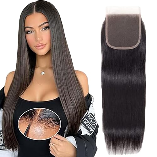 Tuheerst Cierre de encaje Bresilienne Cheveux Humain 4x4... - Beauté & Parfums Amazon Espagne à 23.76€