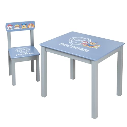 roba Paw Patrol Kids' Seating Set - Wooden Chair & Table... - Maison & Cuisine Amazon Royaume-Uni à 40.87€