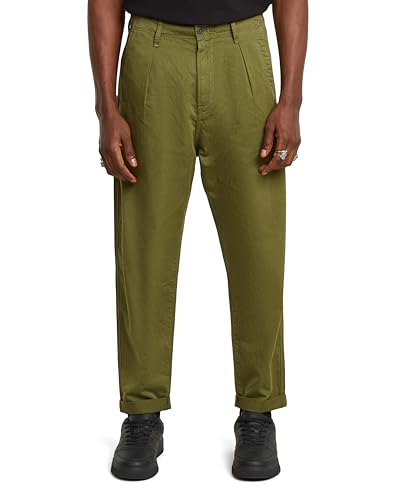 G-STAR Pleated Chino Relaxed, Pantalones para Hombre, Verde... - Maison & Cuisine Amazon Espagne à 35.25€