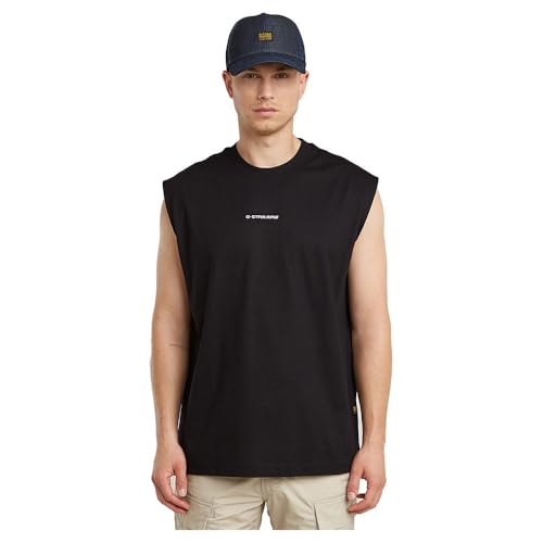 G-STAR - Camiseta para Hombre, Negro (Dk Black... - Mode & Vêtements en promo à 17.50€