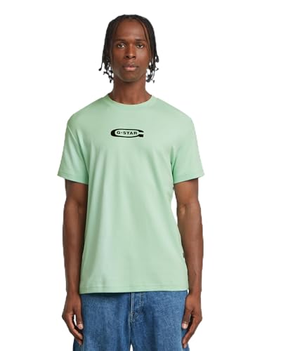 G-Star Camiseta para Hombre Old Skool Logo R T, Verde Birds... - Amazon Espagne à 15.38€