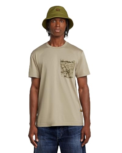 G-STAR Shadow Woven Camo Pocket R T Camiseta, Beige (Light... - Mode & Vêtements Amazon Espagne à 25.88€