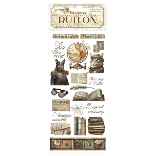 Stamperia - Rub-on pour le scrapbooking, les albums, les... - Sports & Fitness en promo à 3.99€