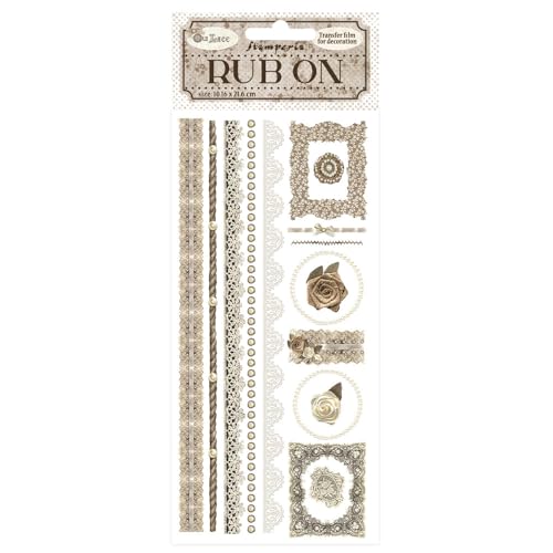 Stamperia - Rub-on for Scrapbooks, Albums, Cards, Bullet... - Maison & Cuisine Amazon Allemagne à 2.40€