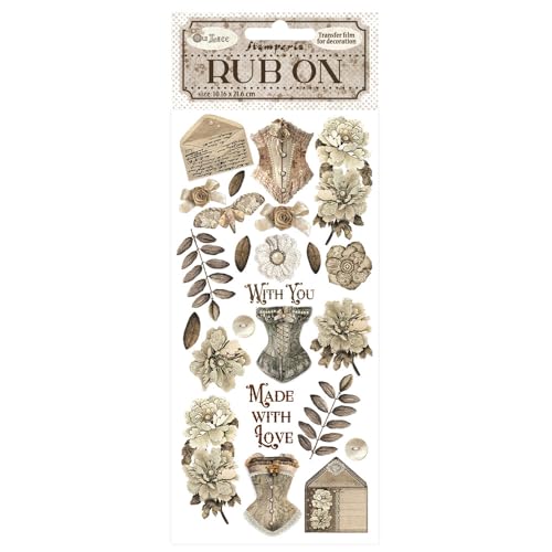 Stamperia - Rub-on for Scrapbooks, Albums, Cards, Bullet... - Home & Kitchen Amazon Germany à 2.75€