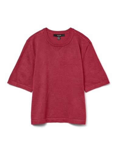 VERO MODA Female Knitted Jumper VMSILJE Jumper, Red (Ribbon... - Amazon UK à 10.70€