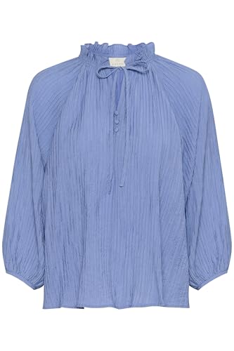 KAFFE - Blusa de Cuello en V con Botones Regulares de... - Mode & Vêtements Amazon Espagne à 11.56€