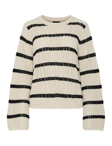 PIECES Pcnuka Ls O-Neck Knit Noos BC, Bouleau, S - Tech & Electronics Amazon France à 17.09€