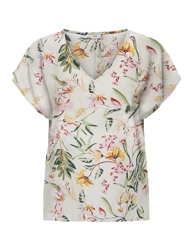 JdY Star Sezen Life S/S Haut WVN Dia, Cloud Dancer, 40 - Bricolage & Outils en promo à 8.21€