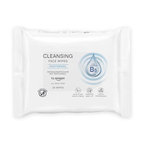 by Amazon Face Cleansing Wipes with Panthenol, Make-up... - Maison & Cuisine Amazon Royaume-Uni à 0.98€