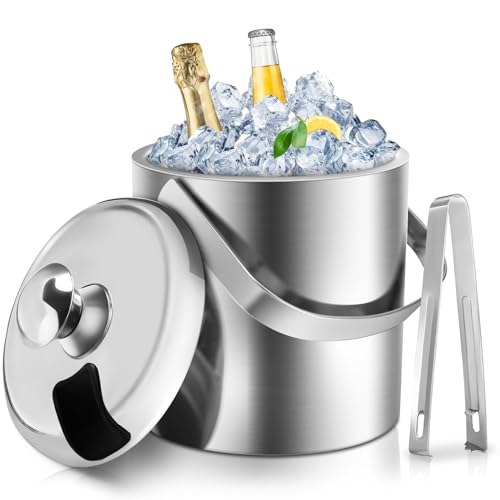 Cubo isolato a Doppio Strato in Acciaio Edelstahl Con... - Home & Kitchen Amazon Germany à 19.29€
