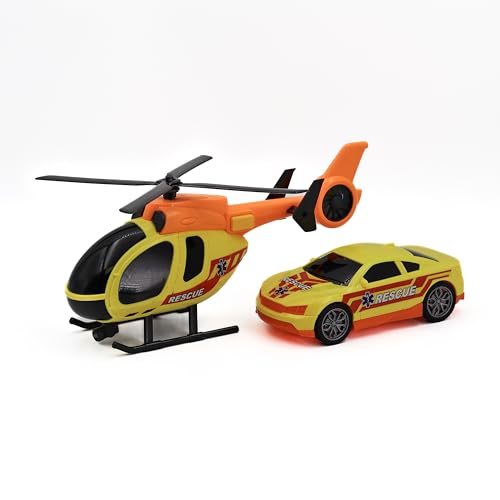Tachan Heroes of City - Set d'hélicoptère et de Voiture de... - Jouets & Jeux en promo à 15.17€
