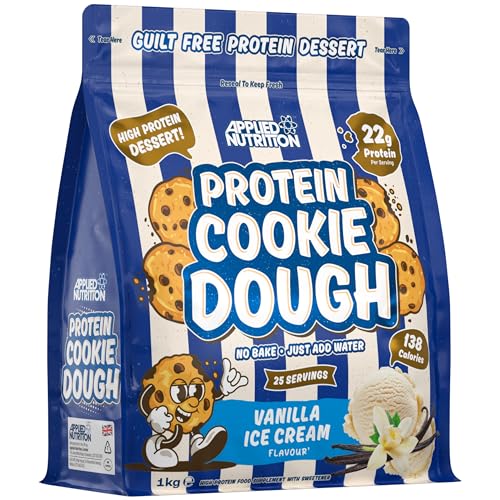 Applied Nutrition Protein Cookie Dough 1kg – High Protein... - Beauté & Parfums Amazon Royaume-Uni à 12.99€