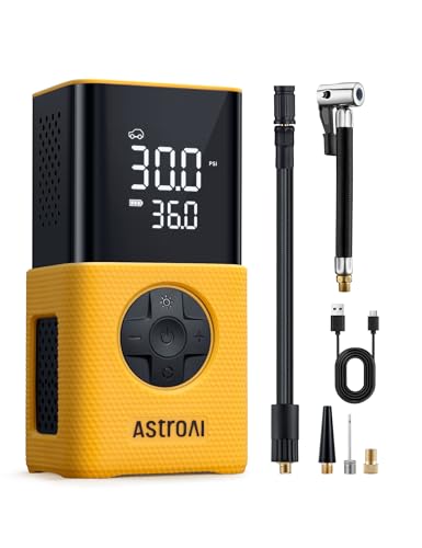 AstroAI Car Tyre Inflator Air Compressor, Portable USB... - High-Tech & Électronique Amazon Royaume-Uni à 19.98€