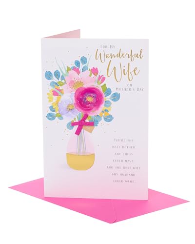 UK Greetings Tarjeta del día de la madre para esposa... - Amazon Espagne à 6.57€