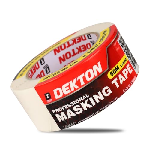 Dekton Masking Tape 48mm x 50m - Versatile Tape for Clean &... - Maison & Cuisine Amazon Royaume-Uni à 3.34€