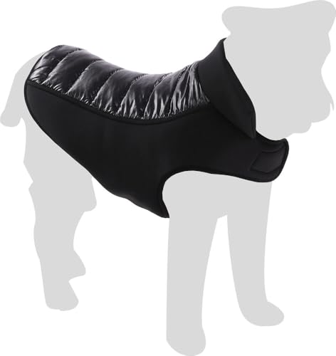 Flamingo Manteau pour Chien « Jakaro Noir » A:40cm... - Home & Kitchen Amazon France à 19.87€