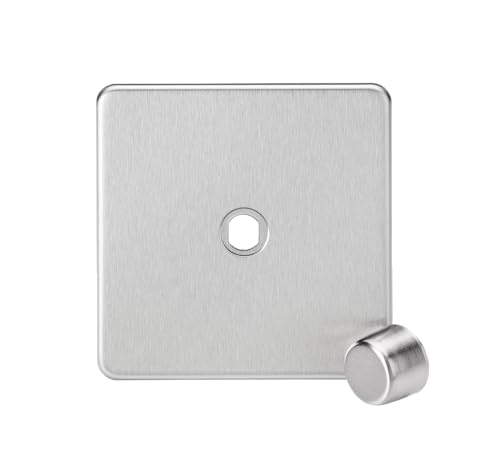 Knightsbridge 1G Dimmer Plate with Matching Metal Dimmer... - Maison & Cuisine Amazon Royaume-Uni à 5.93€