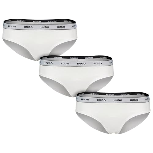 Hugo Triplet Brief Stripe 10272521 Lettera, Bianco, L Donna - Nouvelle promo Amazon à 17.22€