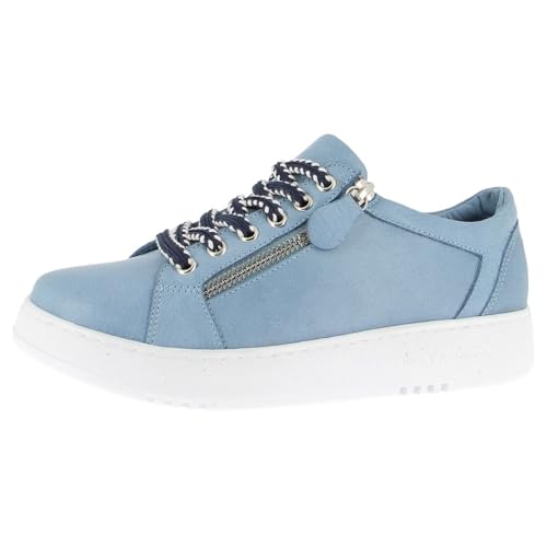 Andrea Conti Zapatillas Bajas para Mujer, Azul, 36 EU - Nouvelle promo Amazon à 17.25€