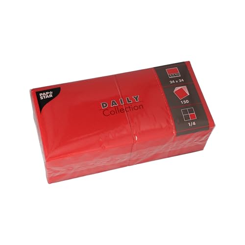 PAPSTAR, 150 servilletas "Daily Collection" pliegue 1/4 24... - Home & Kitchen Amazon Spain à 7.71€