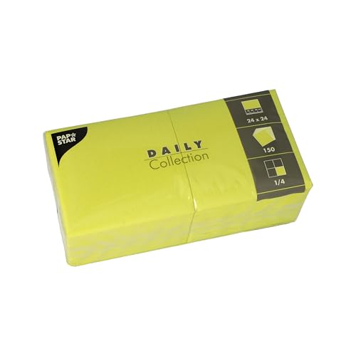 PAPSTAR, 150 tovaglioli "DAILY Collection" 1/4 piegato, 24... - Amazon Italie à 8.33€